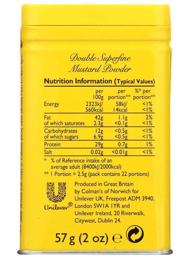 Colman's Dry Mustard Powder 2oz (Pack of 3) | Hot & Tangy | Grilling, Dips, Dressings, Marinades | - Image 2