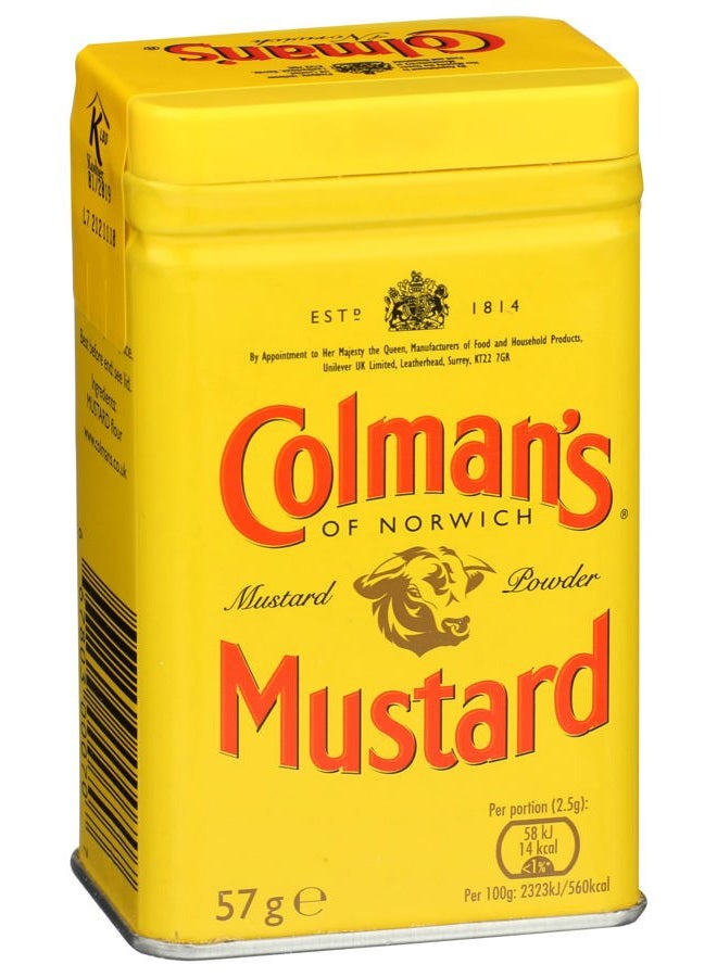 Colman's Dry Mustard Powder 2oz (Pack of 3) | Hot & Tangy | Grilling, Dips, Dressings, Marinades | - Image 1
