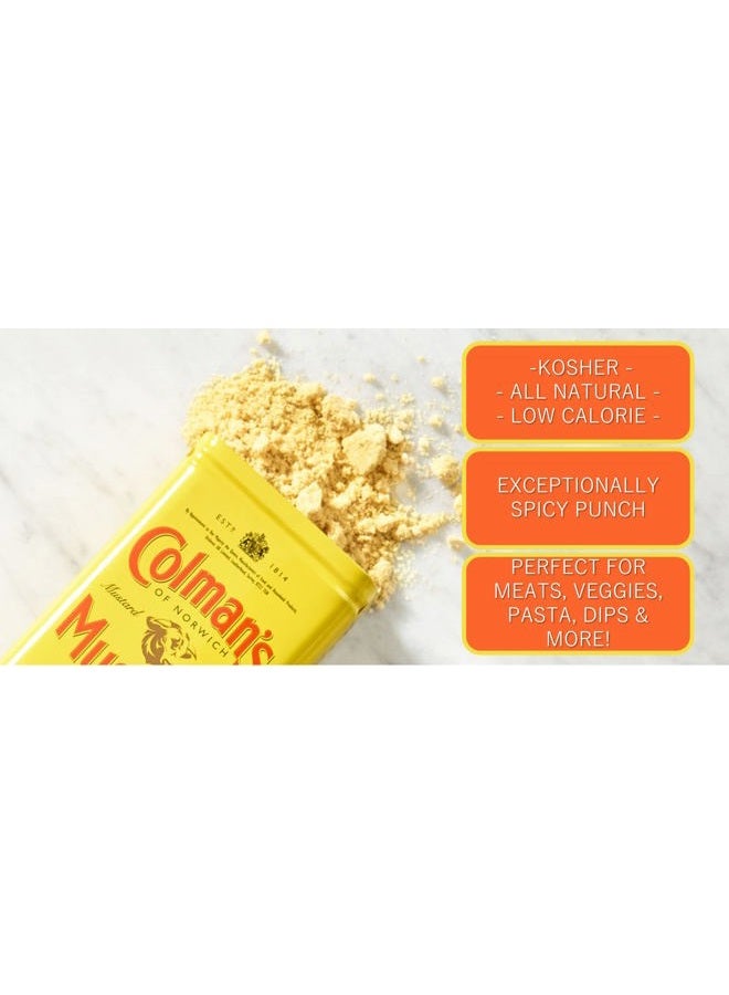 Colman's Dry Mustard Powder 2oz (Pack of 3) | Hot & Tangy | Grilling, Dips, Dressings, Marinades | - Image 3