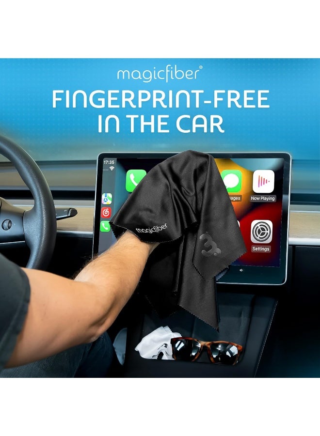 MagicFiber Extra Large Microfiber Cleaning Cloth - Premium Cloth for TV, Screens, Windows, Mirrors & More - Image 4