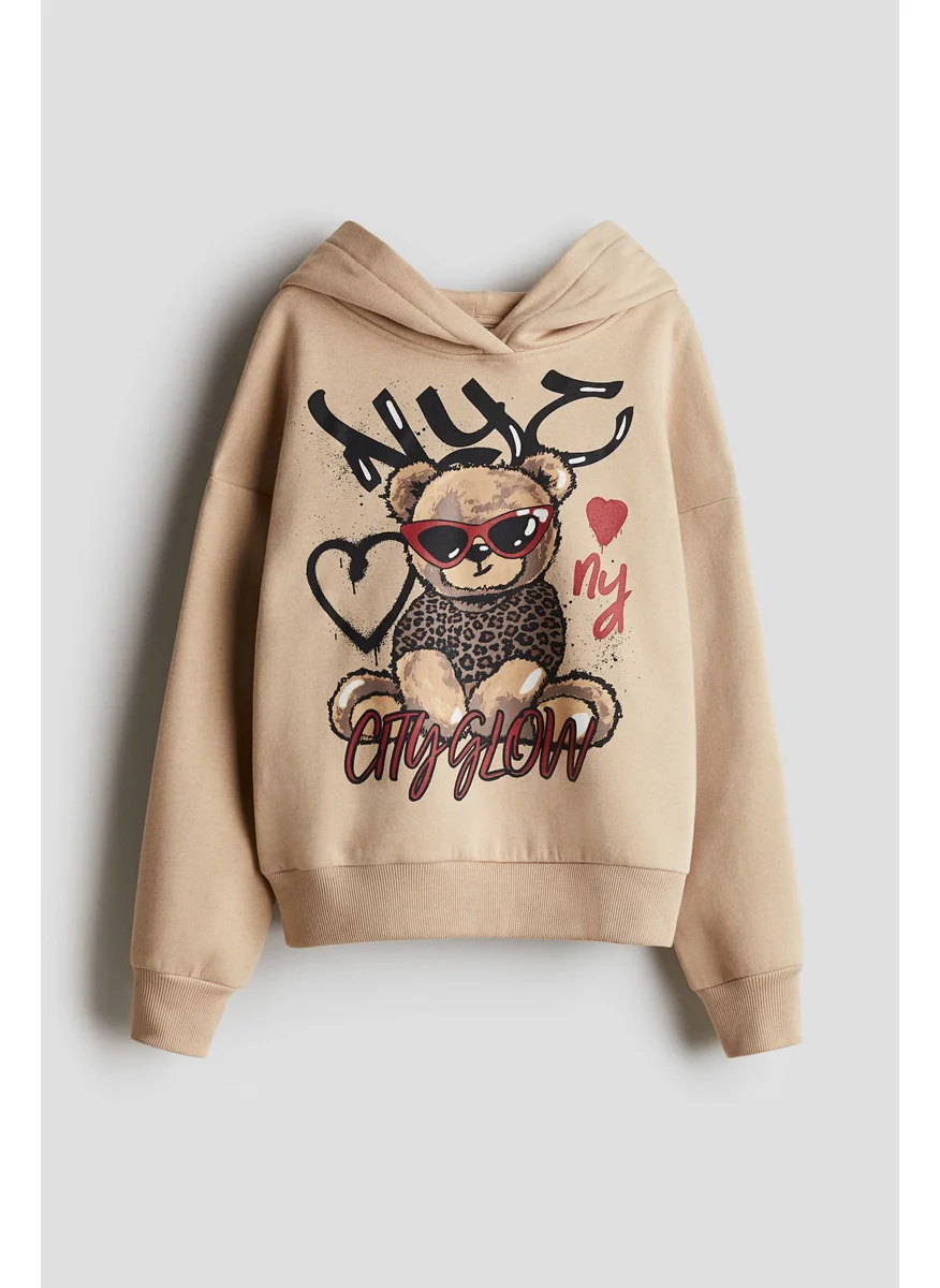 اتش اند ام Printed Hoodie