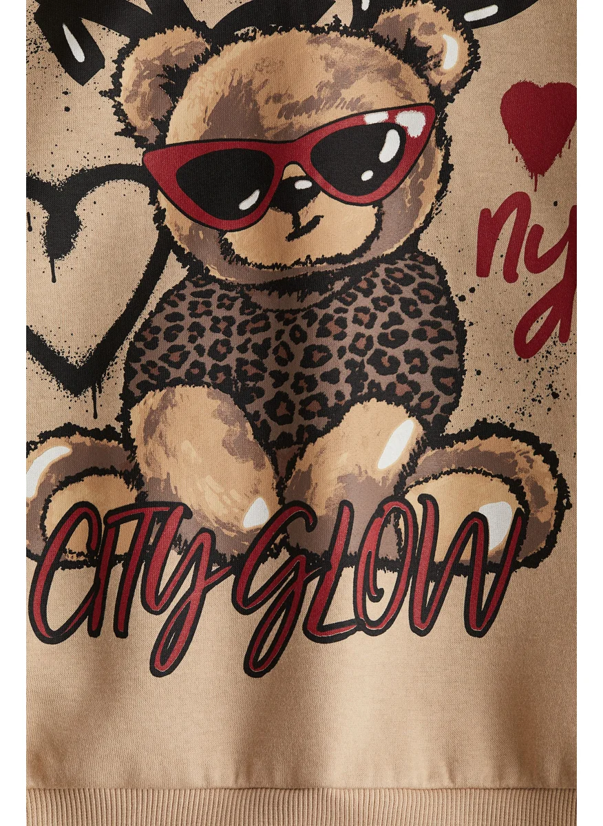 اتش اند ام Printed Hoodie