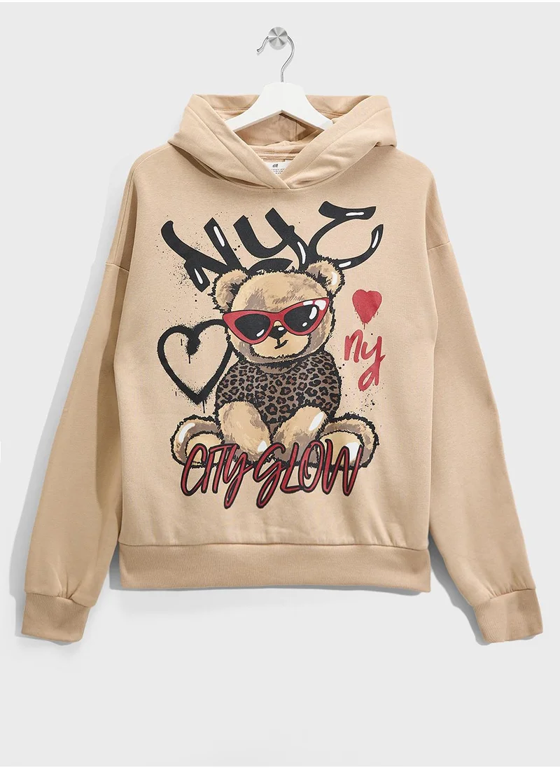 H&M Printed Hoodie