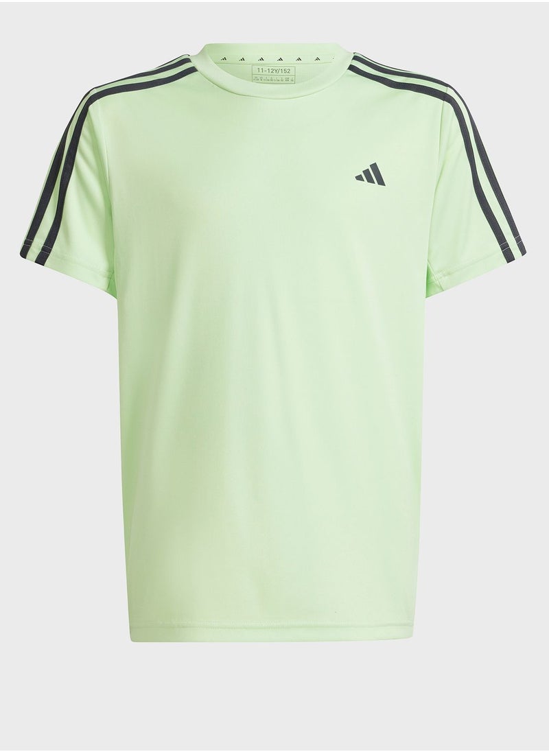Adidas - 3 Stripes Kids Train Essential T-Shirt - Image 1