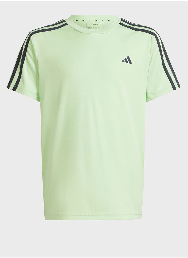 Adidas - 3 Stripes Kids Train Essential T-Shirt - Image 1