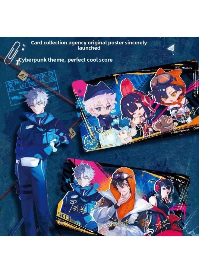 Jika Society Time Agent Second Time Fragments Time Fragments Collection Ins Style SSP Peripheral Blind Box Cards-Color:Time Agent-fun Play Card [full Box Of 8 Packs]  - Image 3
