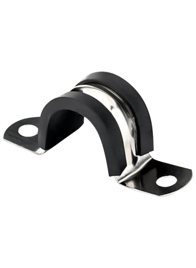 304 Stainless Steel Riding Card Rubber Strip Saddle Card Riding Buckle U-shaped Buckle Fixed Pipe Clamp Universal Hardware Pipe Clamp-Specification Model:M22 (without Tape)  - Image 4