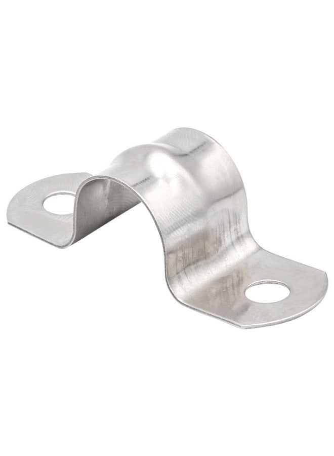 304 Stainless Steel Riding Card Rubber Strip Saddle Card Riding Buckle U-shaped Buckle Fixed Pipe Clamp Universal Hardware Pipe Clamp-Specification Model:M22 (without Tape)  - Image 3