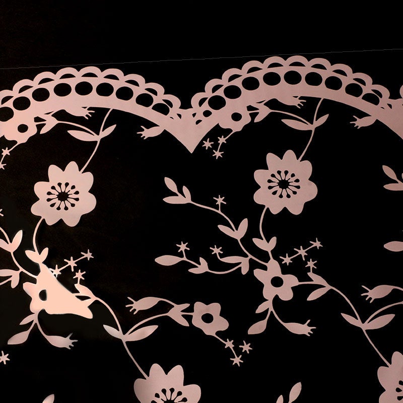 Generic Roland Valentines Lace Tulle Floral Wrap Pink A pack 57*50cm20 sheets/bag; See options 