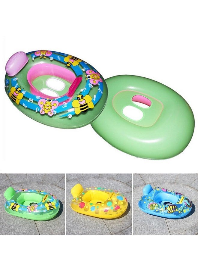 HELIMIX Swimming Ring for Kids Girls and Boys Swimming Tube Inflatable Swim Ring Boat Pool for Baby with Handle Provides Security Comfort for Kid 0 to 4 Year. - Image 4