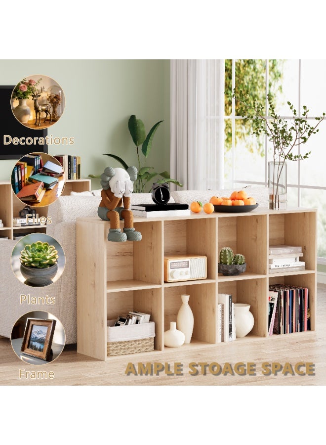 DOOHWAN 11in Cube Storage Organizer with Closed Back - Wooden Bookshelf Display Cubes for Home, Office, Closet Cabinet Organizer Shelf - Image 5