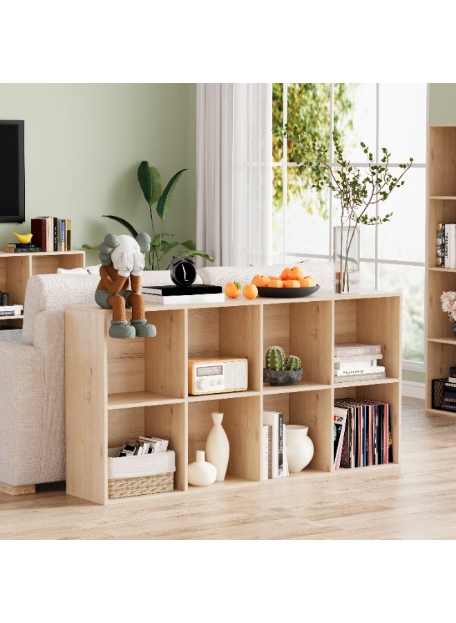 DOOHWAN 11in Cube Storage Organizer with Closed Back - Wooden Bookshelf Display Cubes for Home, Office, Closet Cabinet Organizer Shelf - Image 4