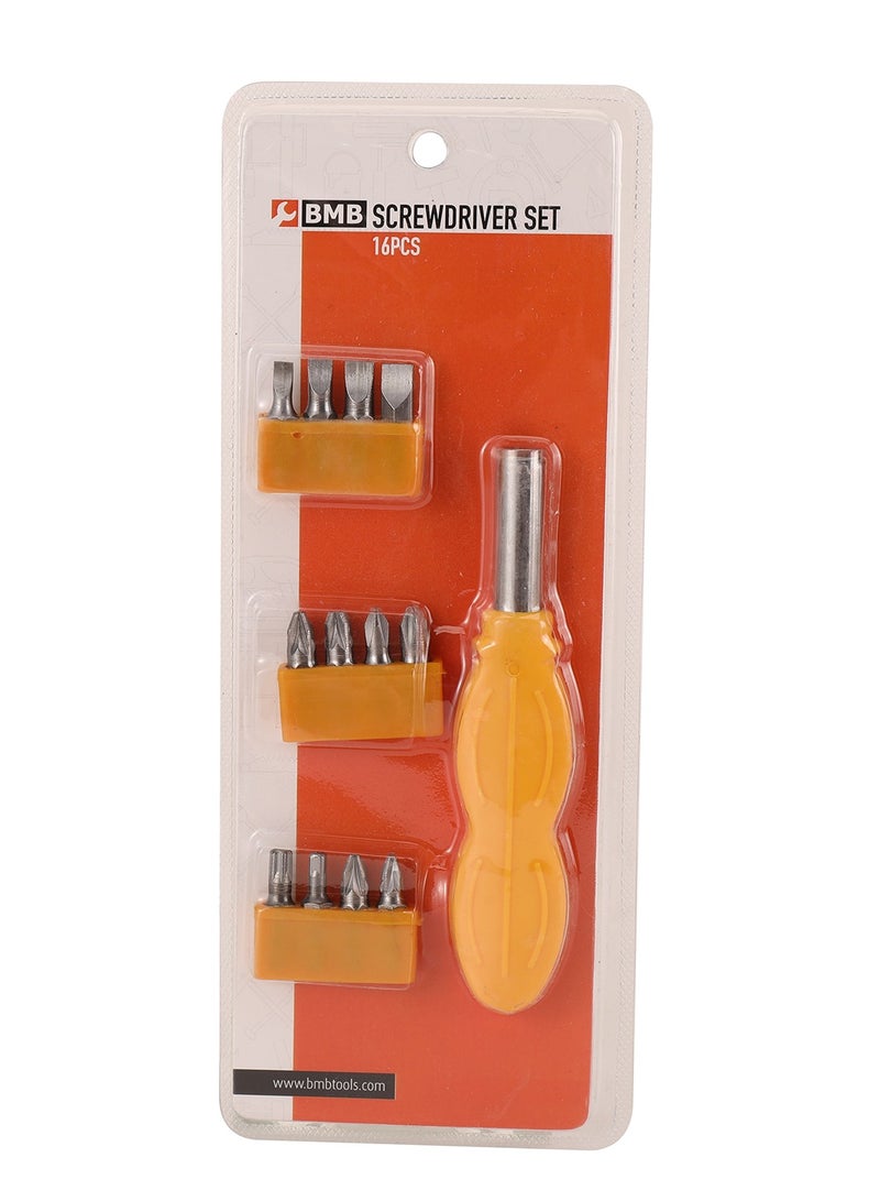 BMB tools Screwdriver Bits & Socket Set 16 Piece | Magnetic Bits with Storage Case for Home | Garage | Office | Apartment| Car | Dorm | Back to School | Bike - Image 4