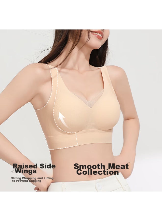 Ordifen Ordifen Seamless Push-up Bra For Women Plus Size, Lift And Support, Anti-sagging, Side Breast Control, Adjust Big Bust, Make Chest Look Smaller, Bra  - Image 4