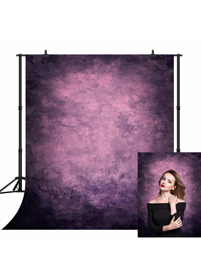 CapiSco 5X7FT Retro Abstract Purple Portrait Backdrop Photography Portrait Abstract Background for Newborn Baby Child Adult Portrait Mannequin Vinyl Backdrop Photo Studio background SCO184A - Image 1