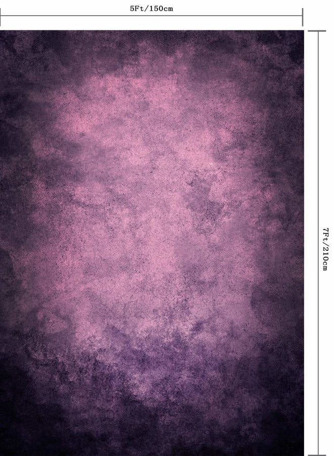 CapiSco 5X7FT Retro Abstract Purple Portrait Backdrop Photography Portrait Abstract Background for Newborn Baby Child Adult Portrait Mannequin Vinyl Backdrop Photo Studio background SCO184A - Image 2
