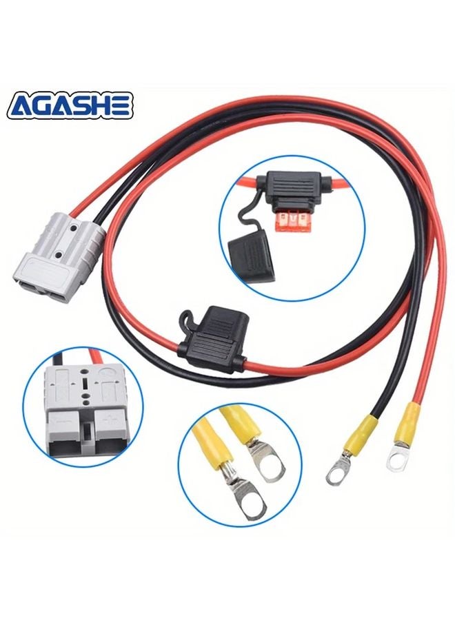 3 قطع موصلات طرف البطارية مع صمام أندرسون وملازم التحرير السريع رباعية الاتجاهات - Image 4