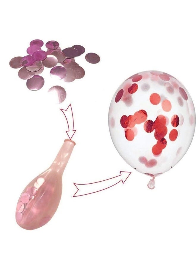 30-Piece Confetti & Latex Decorative Balloons, 10 Inch & 5 Inch Party Decoration Balloons - Image 3