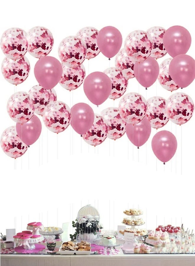 30-Piece Confetti & Latex Decorative Balloons, 10 Inch & 5 Inch Party Decoration Balloons - Image 5