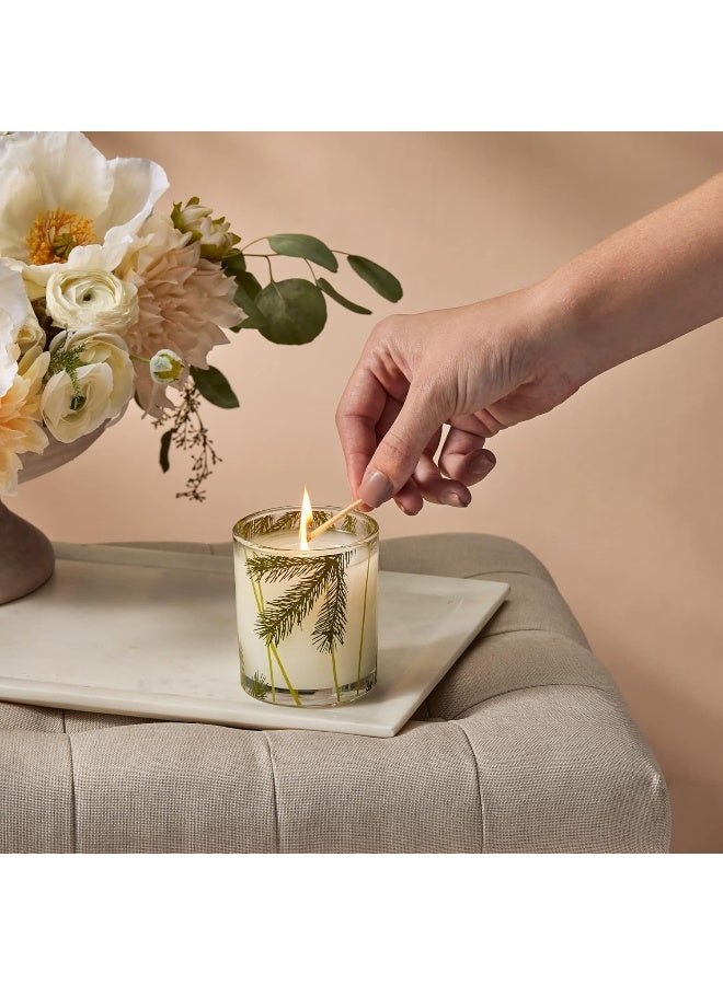 Thymes Thymes Frasier Fir Pine Needle Candle - Highly Scented Candles for a Luxury Home Fragrance - Holiday Candles with a Forest Fragrance - Single-Wick Candle (6.5 oz) - Image 2