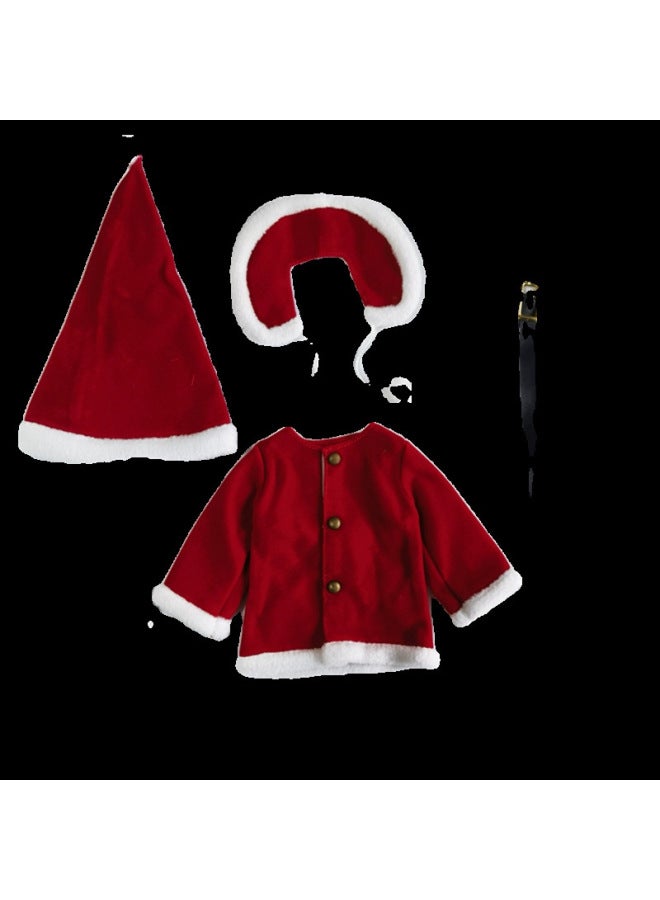 25-30cm BJD OB Small Cloth Astro Boy Wooden Hand Doll Doll Wear Clothes Model Tide Play Doll Clothes-Specifications:02 Red Top Black Shorts-Color:Standard  - Image 5