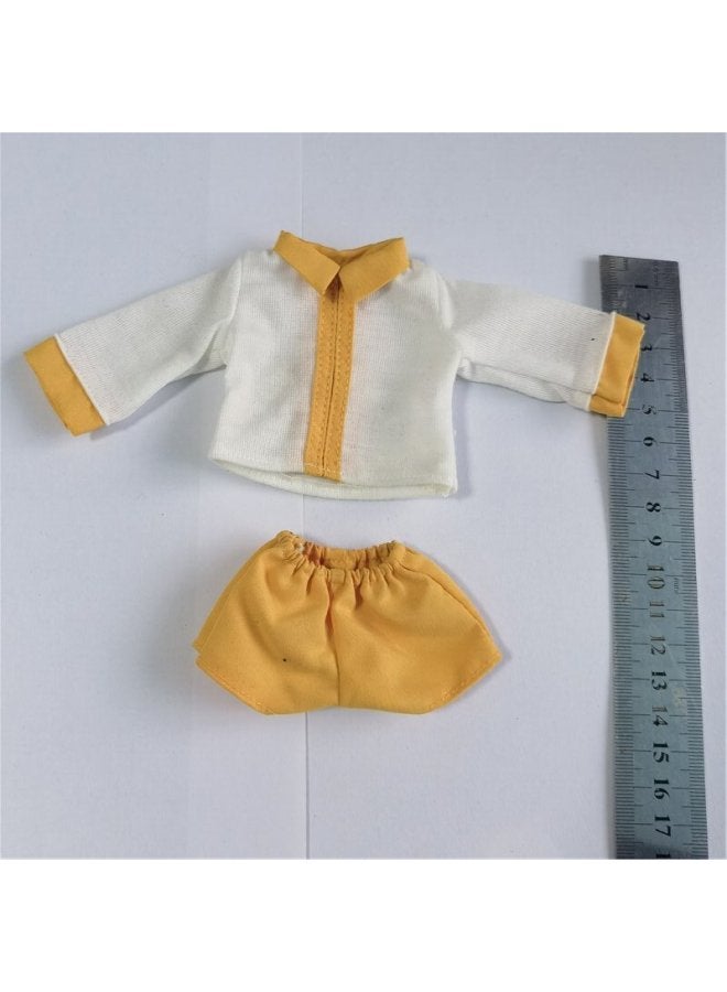 25-30cm BJD OB Small Cloth Astro Boy Wooden Hand Doll Doll Wear Clothes Model Tide Play Doll Clothes-Specifications:02 Red Top Black Shorts-Color:Standard  - Image 3