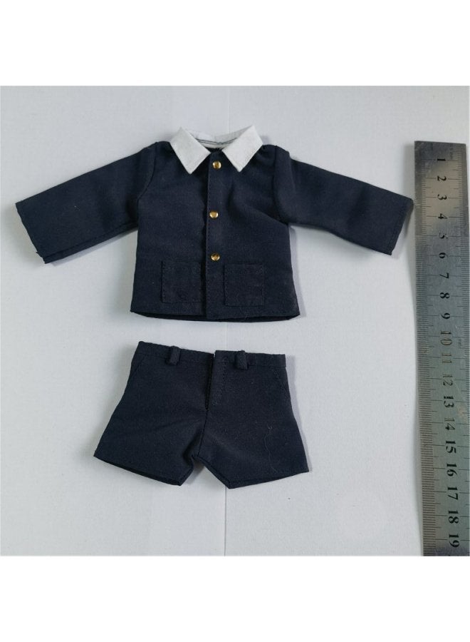 25-30cm BJD OB Small Cloth Astro Boy Wooden Hand Doll Doll Wear Clothes Model Tide Play Doll Clothes-Specifications:02 Red Top Black Shorts-Color:Standard  - Image 4