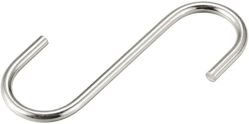 حزمة من 4 خطاطيف حديدية متعددة الأغراض بلون سابللايت مقاس 115×31×5 ملم للمطبخ والحمام وغرفة النوم - Image 3