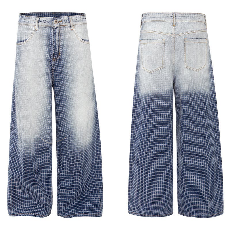 Unisex Classic Denim Jeans Loose Fit Daily Outdoor Wear - Image 4