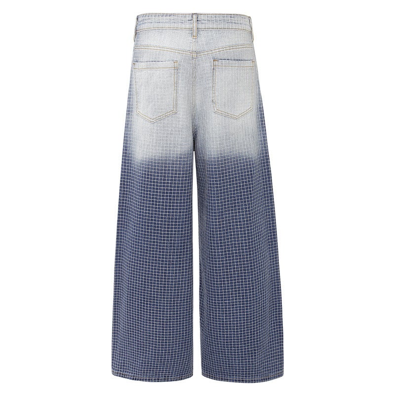 Unisex Classic Denim Jeans Loose Fit Daily Outdoor Wear - Image 3