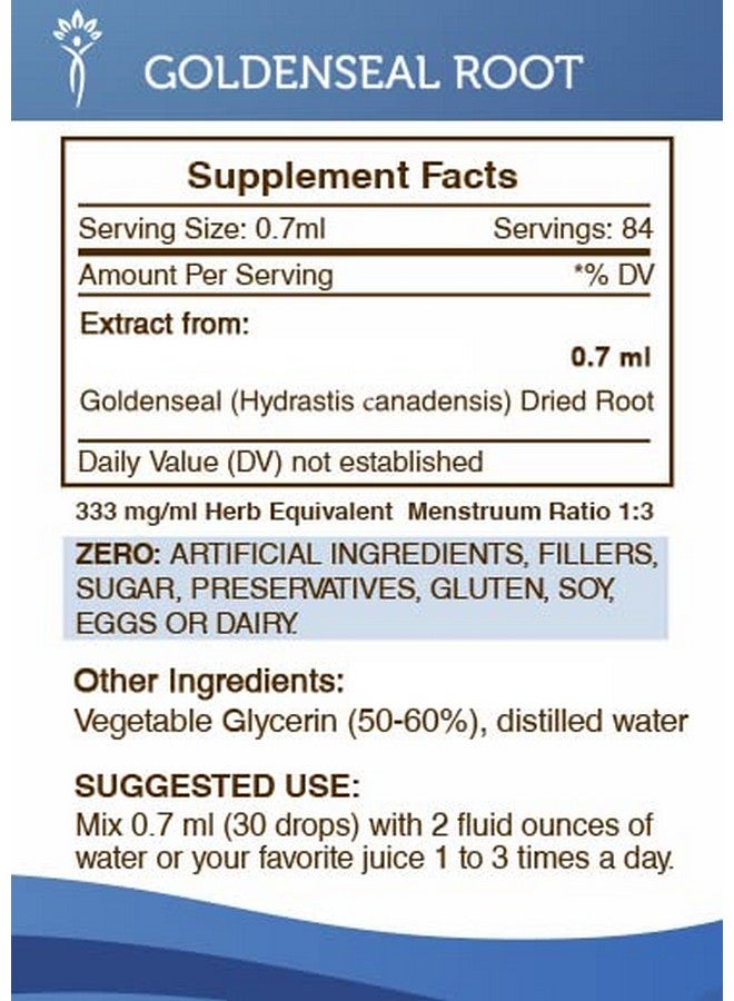 Secrets of the Tribe Goldenseal Root Tincture Alcoholfree Extract Goldenseal (Hydrastis Canadensis) Dried Root 2 Oz - Image 5