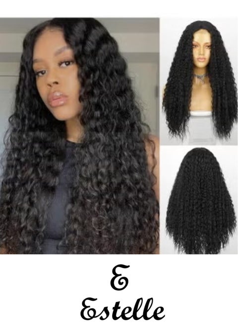 Small Lace Front Wig For Women Long  (BODYWAVE Black NYL2403)