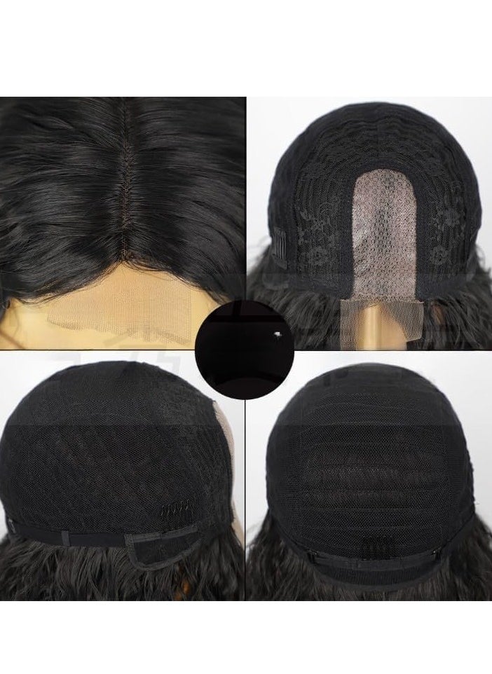 Small Lace Front Wig For Women Long  (BODYWAVE Black NYL2403)
