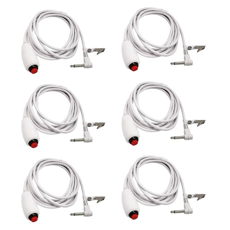 6pcs Nurse Call Cable 6.35Mm Line Nurse Call Device Emergency - Image 1