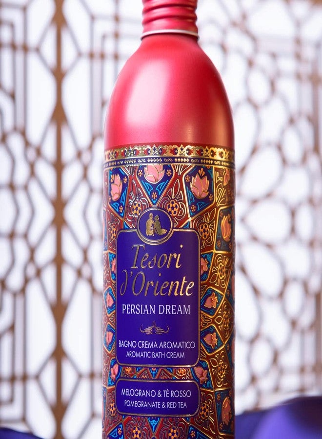 Tesori d'Oriente Persian Dream Bath Cream with Pomegranate, Red Tea 500ml 16.90fl oz - Image 2