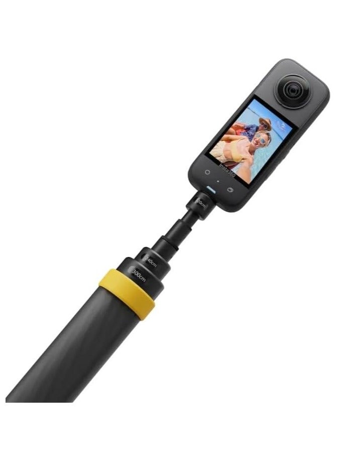 3m 9.8ft Extended Edition Selfie Stick for X5, X4, X3, ONE RS, ONE X2, ONE R, ONE X, ONE Action Camera - Image 1