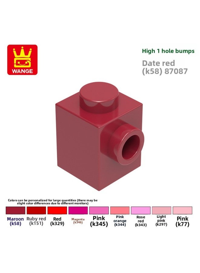 ألعاب تعليمية من Wange، جزيئات صغيرة متوافقة مع قطع التجميع العالمية 87087، مكعبات بناء عالية الفتحة، دفعة Moc