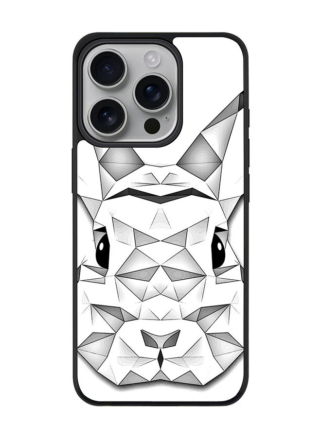 Stylizedd For iPhone 16 Pro Case [Compatible with MagSafe] Slim Magnetic cover Phone Case iPhone 16 Pro -Poly Bunny  - Image 1