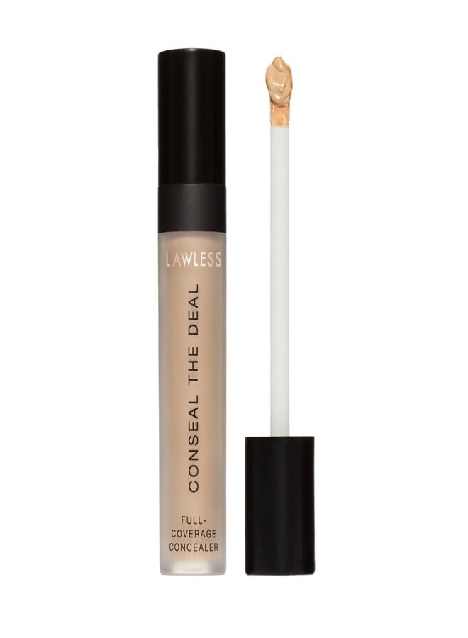 LAWLESS Conseal The Deal Lightweight Longwear Everyday Concealer - Cream Puff - with Antioxidants and Caffeine to Reduce Dark Circles and Puffiness. Long-Wearing, Self-Setting, Silicone-Free - 5 ml - Image 1