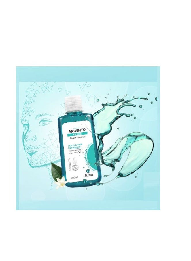 ARGENTO ARGENTO Clear Facial Cleanser For Oily And Mixed Skin - 200ml  - Image 2
