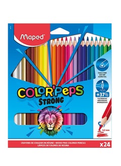 Maped 24-Piece Strong Colour Pencils Multicolour  - Image 1