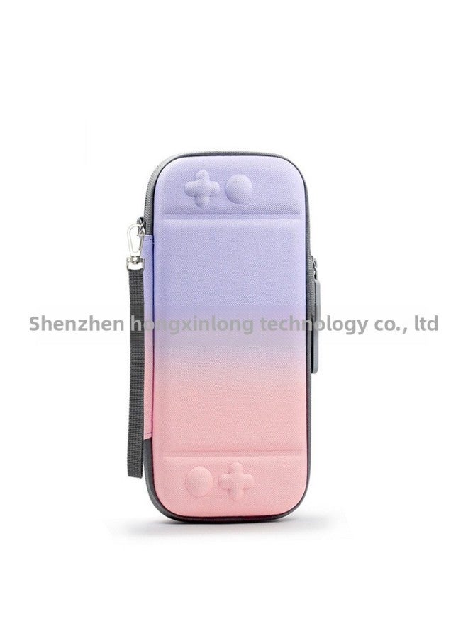 general Nintendo Switch Storage Bag NS Host Oled Skin-friendly Gradient Protection Hard Bag Switch Portable Waterproof Bag-Product Color:NS Purple Pink Gradient Nylon on Bag - Image 1