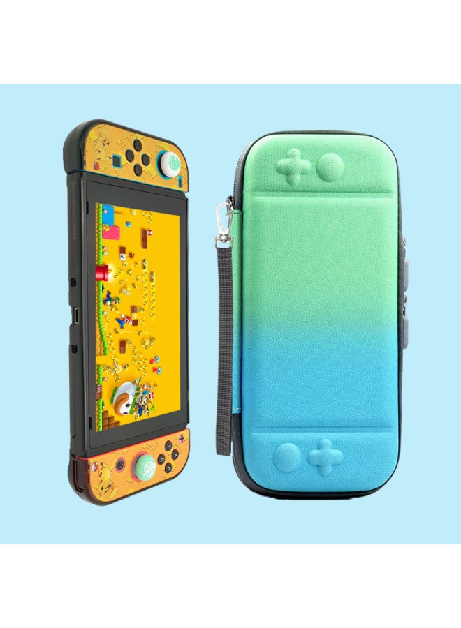 general Nintendo Switch Storage Bag NS Host Oled Skin-friendly Gradient Protection Hard Bag Switch Portable Waterproof Bag-Product Color:NS Purple Pink Gradient Nylon on Bag - Image 3