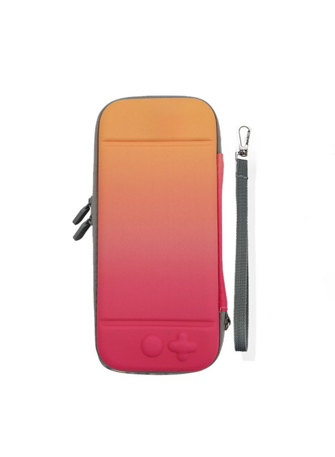 general Nintendo Switch Storage Bag NS Host Oled Skin-friendly Gradient Protection Hard Bag Switch Portable Waterproof Bag-Product Color:NS Purple Pink Gradient Nylon on Bag - Image 4