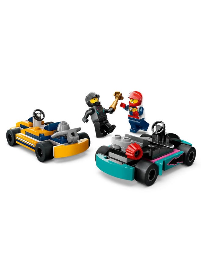 LEGO - 60400 Go-Karts And Race Drivers Building Set - Image 1