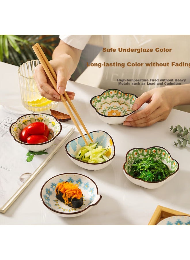 MAX COOK Maxcook Seasoning Dish Set, Set Of 4 Ceramic Condiment Dishes, Style Home Tableware Mctc1481 - Image 2