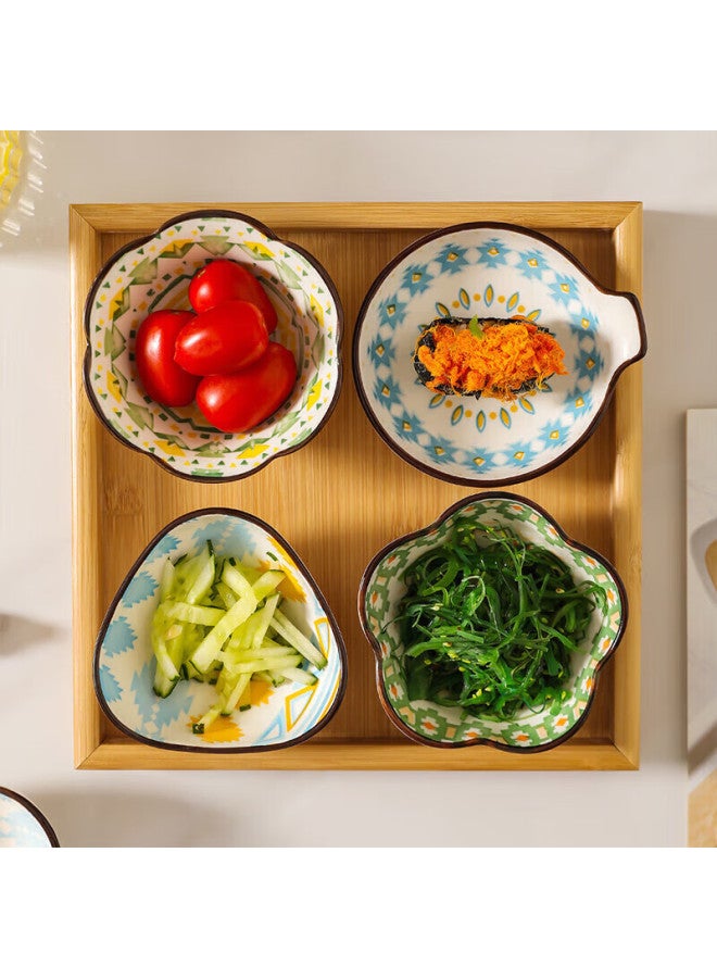 MAX COOK Maxcook Seasoning Dish Set, Set Of 4 Ceramic Condiment Dishes, Style Home Tableware Mctc1481 - Image 5