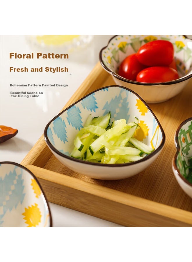 MAX COOK Maxcook Seasoning Dish Set, Set Of 4 Ceramic Condiment Dishes, Style Home Tableware Mctc1481 - Image 3
