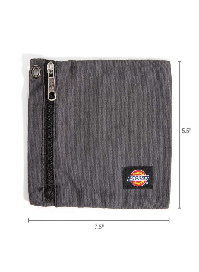 Dickies Set of 3 Small Canvas Utility Pouches, Zippered, for Organizing Small Tools and Fasteners, Grey/Tan/Black - Image 5