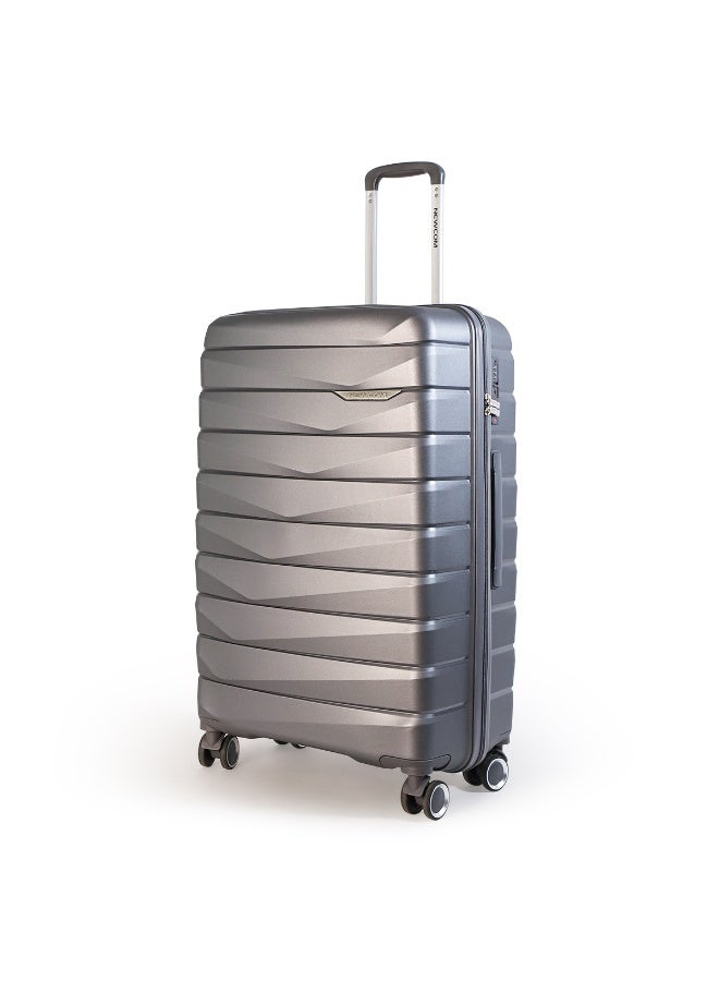 NEWCOM Polypropylene Suitcase, 4 Spinner Wheels, Lightweight Hard Shell | Shock Resistant | Durable PP Material | TSA Lock | Fashion Design |  Warranty | NEWCOM - Image 2